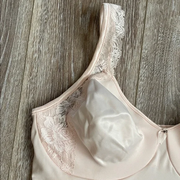 Bali Bra Cami 38D Pink Lace Adjustable Straps Underwire - Picture 7 of 9